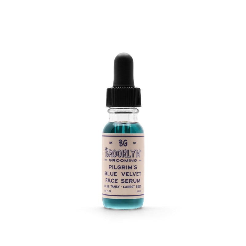 Brooklyn Grooming Pilgrim's® "Blue Velvet" Facial Serum Facial serum Gray TRAVEL SIZE ( .5 OZ),FULL SIZE ( 1 OZ)