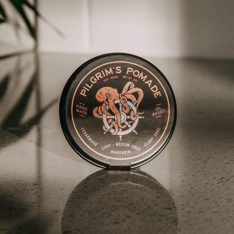 Brooklyn Grooming Pilgrim's® Vegan Pomade (Mandarin and Clary Sage) Dim Gray