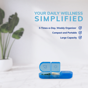 Health By Principle 3-Times-a-Day Pill Organizer Lavender