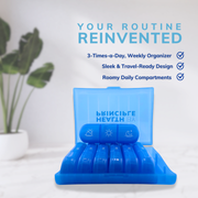 Health By Principle 3-Times-a-Day Pill Organizer Lavender