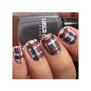 UberChic Beauty Pretty In Plaid-03 Stamping Plate Dim Gray