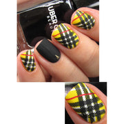 UberChic Beauty Pretty In Plaid-03 Stamping Plate Rosy Brown