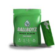 BALLBOYZ Pine Forest Body Scrub (Light Acne) Black