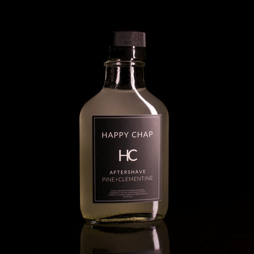 Happy Chap Happy Chap Pine + Clementine Shaving Collection Shaving Set Black Aftershave Splash 4 oz