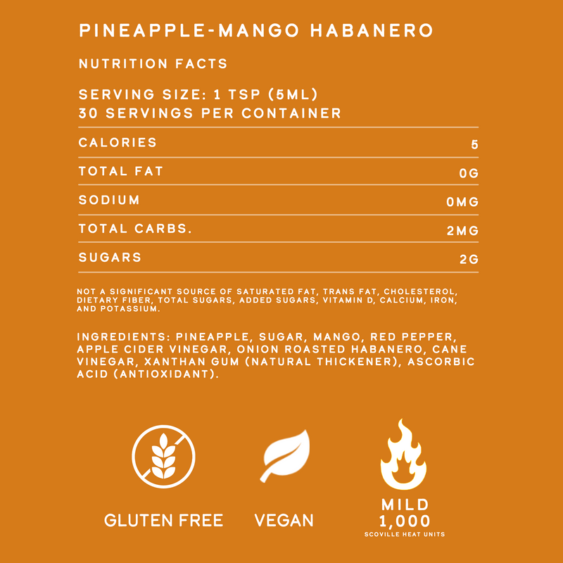 Elijah's Xtreme Pineapple-Mango Habanero Hot Sauce Hot Sauce Chocolate