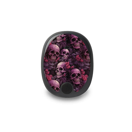 Peelz Pink Skulls Eversense Smart Transmitter Peelz/Stickers White Smoke