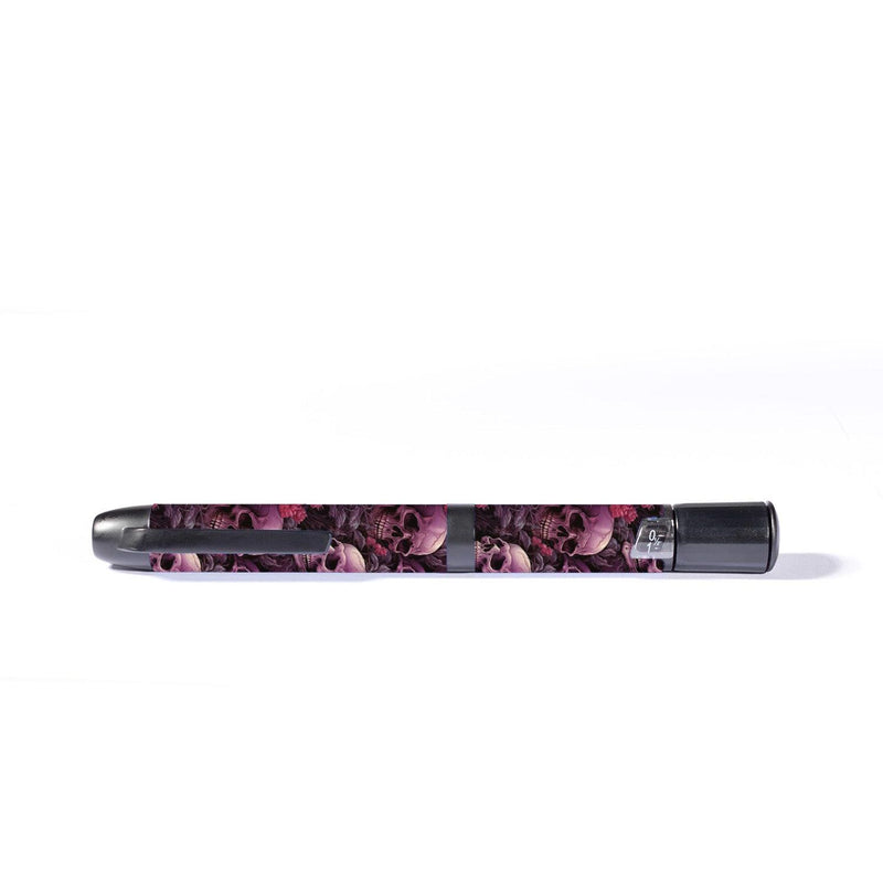 Peelz Pink Skulls InPen - Smart Insulin Pen Peelz/Stickers Dark Slate Gray