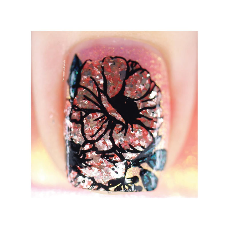 UberChic Beauty Flora & Fauna Stamping Plate Wheat