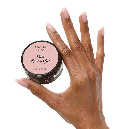 Madam Glam Pink Builder Gel White Smoke