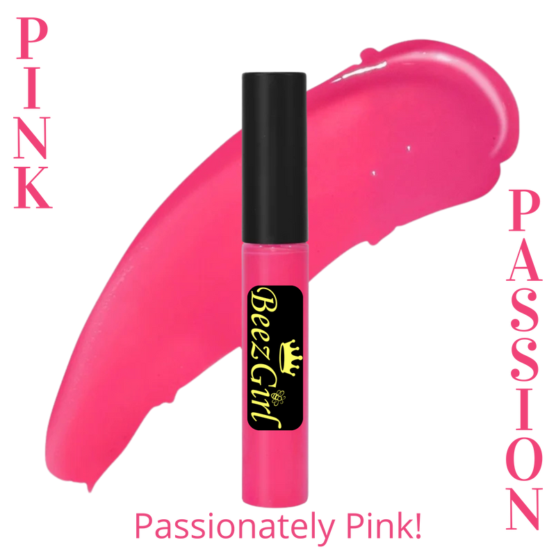 Honey Bee BeezGirl Essential Lipgloss Beauty Black Pink Passion