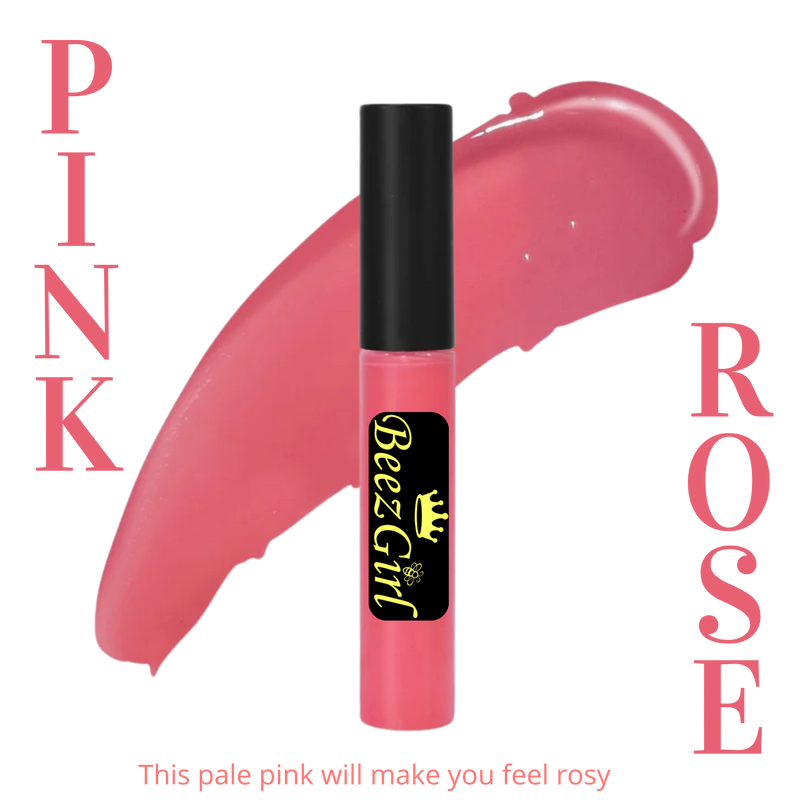 Honey Bee BeezGirl Essential Lipgloss Beauty Black Pink Rose