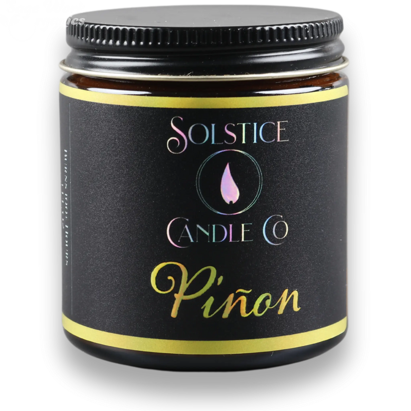 SageWork Organics Pinon Candle Scented Candles Light Gray 4oz