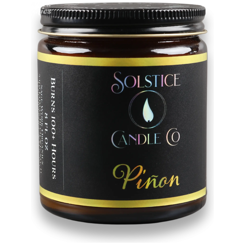 SageWork Organics Pinon Candle Scented Candles Light Gray 8oz