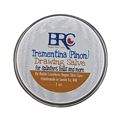 By Robin Creations Trementina Pinon Sap Drawing Salve First Aid Gray
