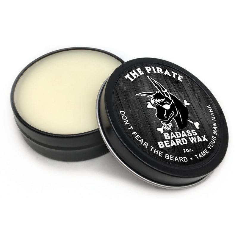 Badass Beard Care The Pirate Beard Wax WAX Dark Slate Gray BABC