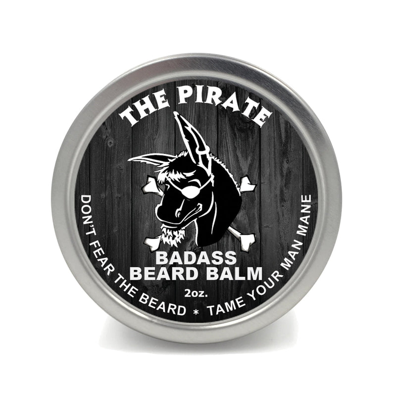 Badass Beard Care The Pirate Beard Balm BALM Gray BABC