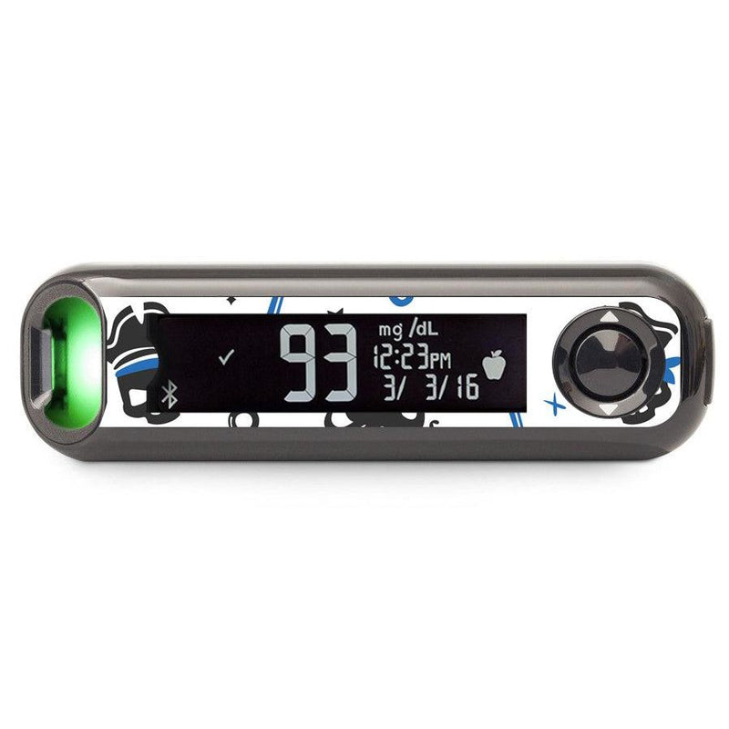 Peelz Pirates Bayer Contour© Next One Glucometer Peelz/Stickers Dark Slate Gray