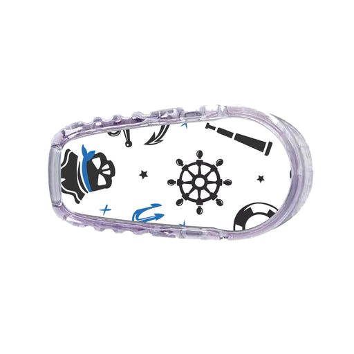 Peelz Pirates Dexcom G6 Transmitter Sticker Peelz/Stickers White Smoke