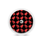 Peelz Pixel Hearts Freestyle Libre 2 Peelz/Stickers Black Sensor Only