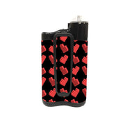 Peelz Pixel Hearts for Medtronic MiniMed 770G & 780G Peelz/Stickers White Smoke Back and Clip Peelz