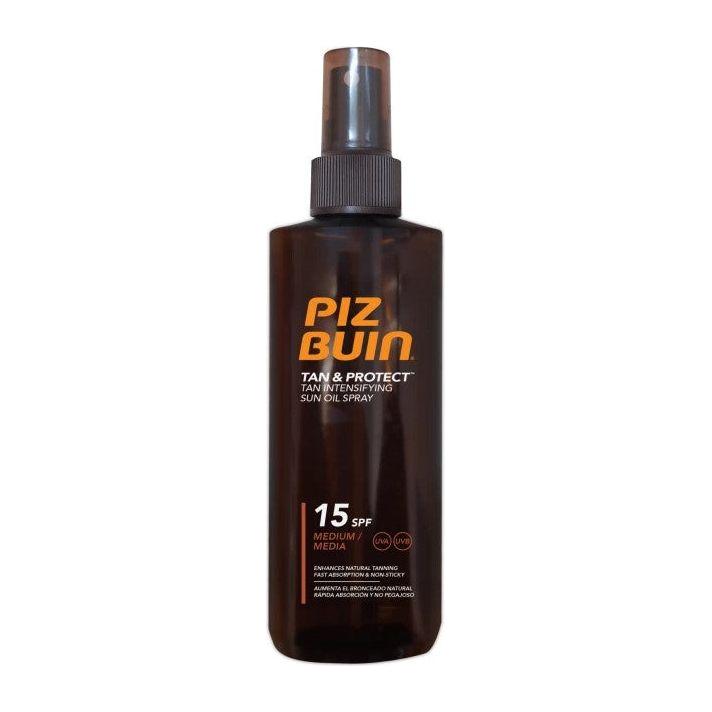 Piz Buin Piz Buin Tan & Protect Sun Oil Spray SPF15 150ml Sun Oil Spray Black