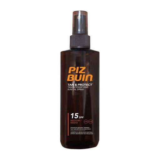 Piz Buin Piz Buin Tan & Protect Sun Oil Spray SPF15 150ml Sun Oil Spray Black