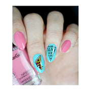 UberChic Beauty Pizza My Heart Stamping Plate Gray