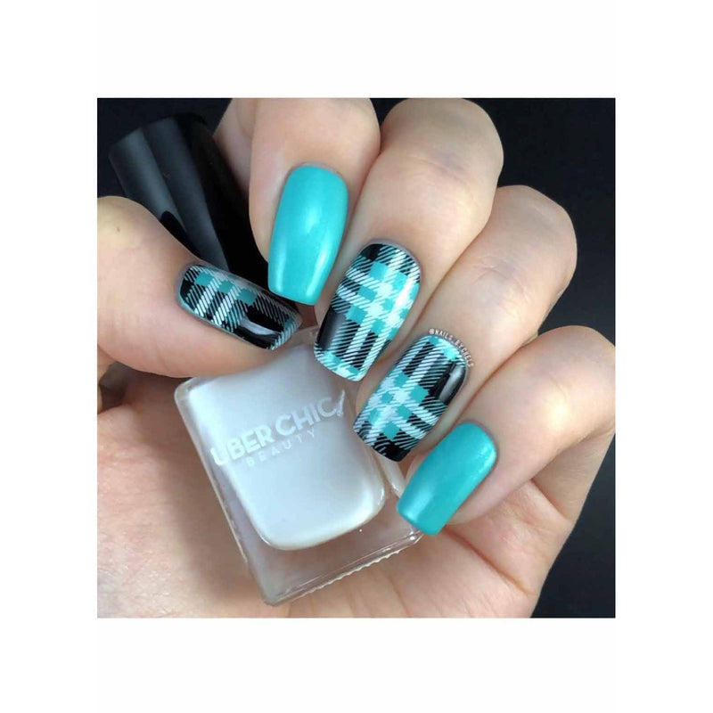 UberChic Beauty Essential White - Stamping Polish Stamping Polish Dark Gray