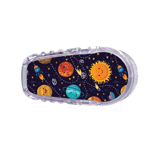 Peelz Planetary Sticker Designed for the DEXCOM Transmitter Peelz/Stickers White Smoke G6