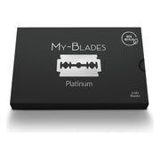 My Blades My-Blades Platinum Double Edge Razor Blades 100 ct Razor Blades Light Gray