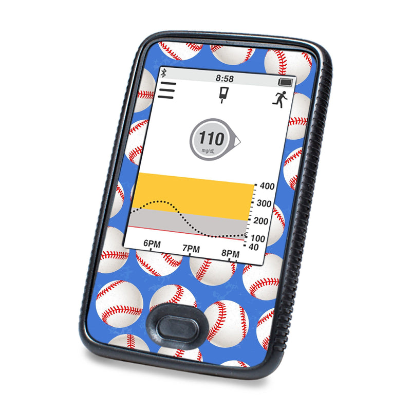 Peelz Play Ball DEXCOM G6 Touchscreen Receiver Peelz/Stickers White Smoke