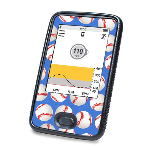Peelz Play Ball DEXCOM G6 Touchscreen Receiver Peelz/Stickers White Smoke