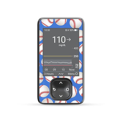 Peelz Play Ball DEXCOM G7 and Stelo and G6 Touchscreen Receiver Sticker Peelz/Stickers Dim Gray