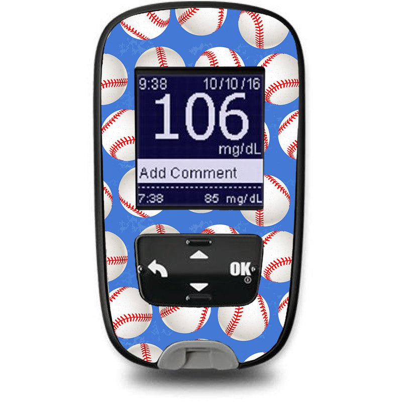 Peelz Play Ball Sticker for the Accu-Chek Guide Glucometer Peelz/Stickers White Smoke