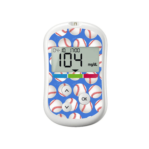 Peelz Play Ball for OneTouch Verio Flex Glucometer Peelz/Stickers White Smoke