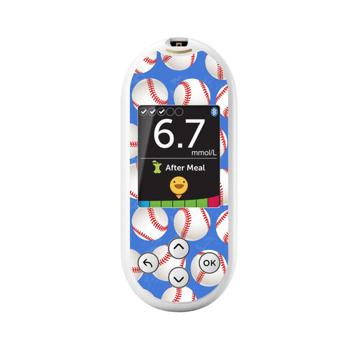 Peelz Play Ball for OneTouch Verio Reflect Glucometer Peelz/Stickers White Smoke