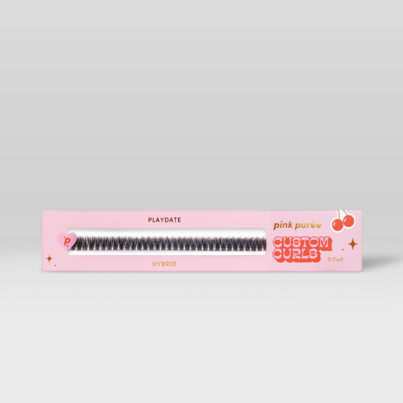 Pink Purée Play Date DIY Lashes Pink 10MM,12MM,14MM,16MM,18MM