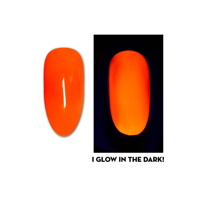 UberChic Beauty Playlist - Glow In The Dark Gel Polish Gel Polish Orange Red