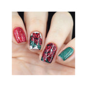 UberChic Beauty Merry & Bright Stamping Plate Gray