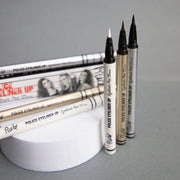 Rude Cosmetics Police Eyeliner Up Eyeliner Pen Eyeliner Light Slate Gray Top Dog (White),Big House (Dark Brown),Bail Bond (Black),The Fuzz (Matte Black),Bail Bond (Black) CARDED,Big House (Dark Brown) CARDED