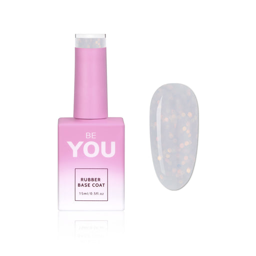 nbmsupply BEYOU Professional Pop shine base 08 15ML BPSB0815 White Smoke
