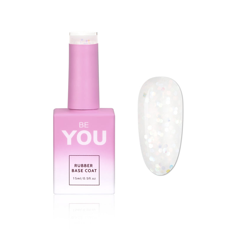 nbmsupply BEYOU Professional Pop shine base 10 15ML BPSB1015 White Smoke