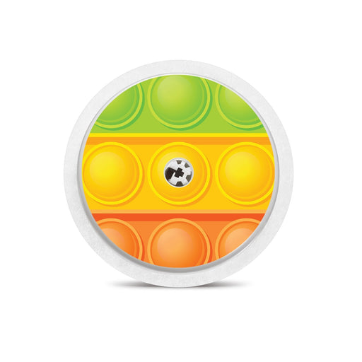 Peelz Poppers Freestyle Libre 2 Peelz/Stickers White Smoke Receiver + Sensor,Sensor Only