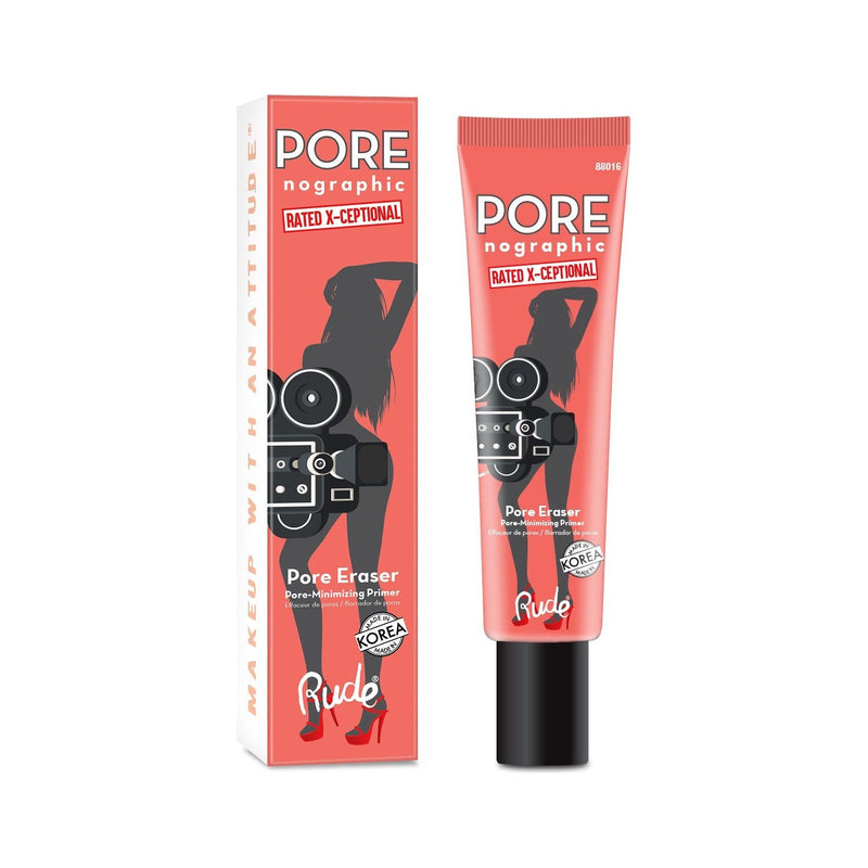 Rude Cosmetics POREnographic Pore Primer Face Primer Dark Slate Gray Pore Eraser Primer,Mattifying Primer,Hydrating Primer