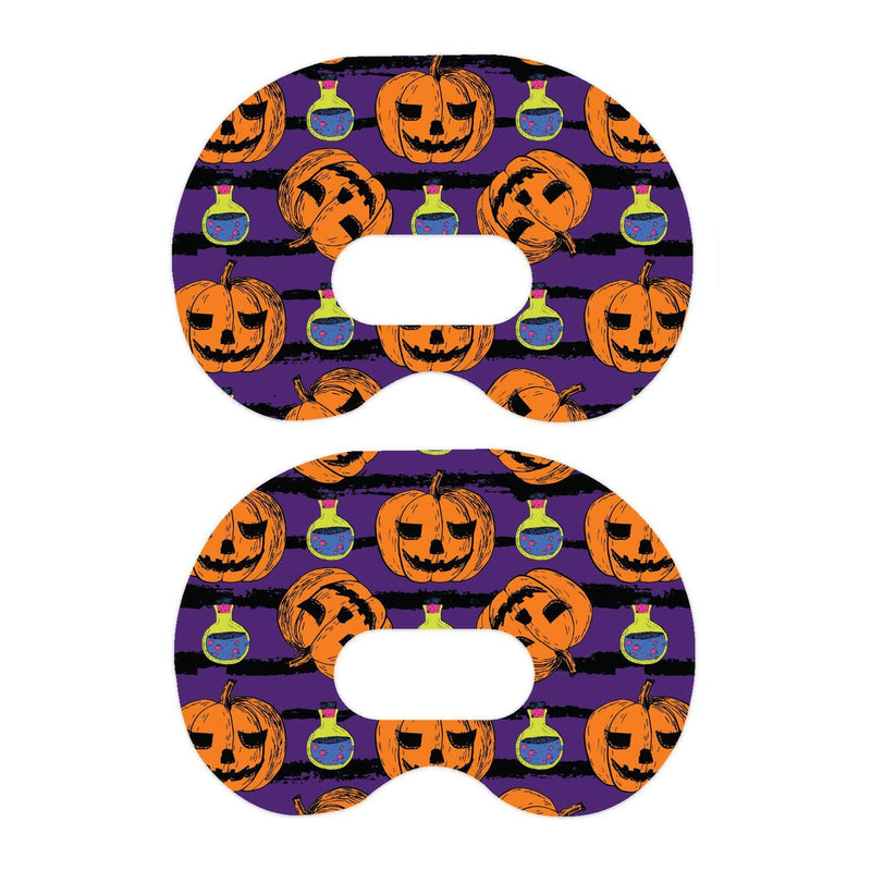 Peelz Potions and Pumpkins Medtronic Guardian Connect Patch Tape - Pump Peelz Patch Medical Tape White Smoke 1-Pack Medtronic CGM Tape