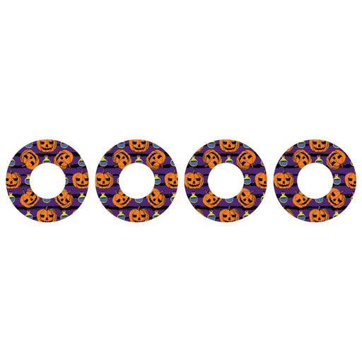 Peelz Potions and Pumpkins Patch  Tape Designed for the FreeStyle Libre 2 Patch Medical Tape White Smoke 4-Pack Libre