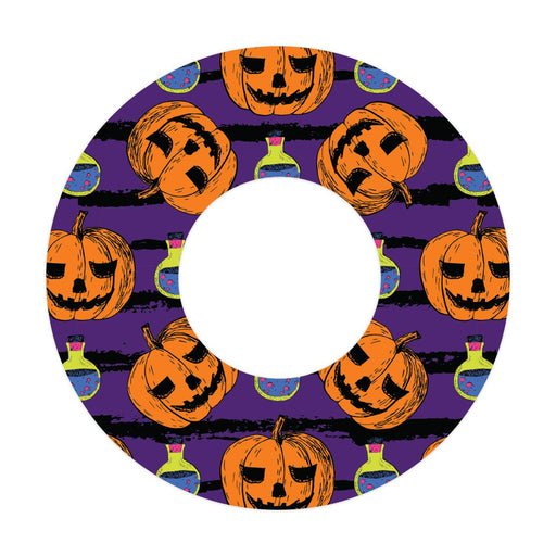 Peelz Potions and Pumpkins Patch  Tape Designed for the FreeStyle Libre 2 Patch Medical Tape White Smoke 1-Pack Libre