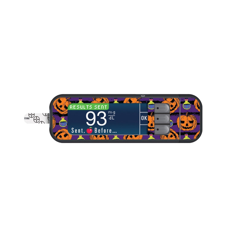 Peelz Potions and Pumpkins Sticker for Bayer Contour Next Glucometer Peelz/Stickers White Smoke