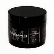 Sydoni Skincare and Beauty SYDONI MEN POWER AFTERSHAVE BALM | Soothe, Hydrate & Protect 60ml/2 fl. oz. Aftershave Black