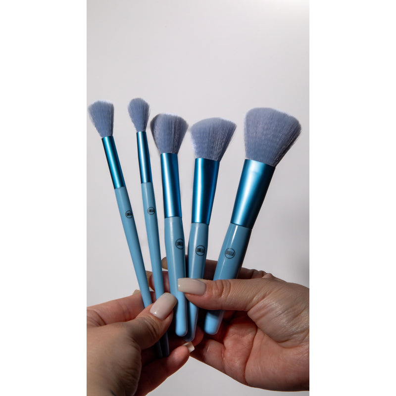 Lurella Cosmetics Precise Perfection Brush Set Brush Set Light Gray